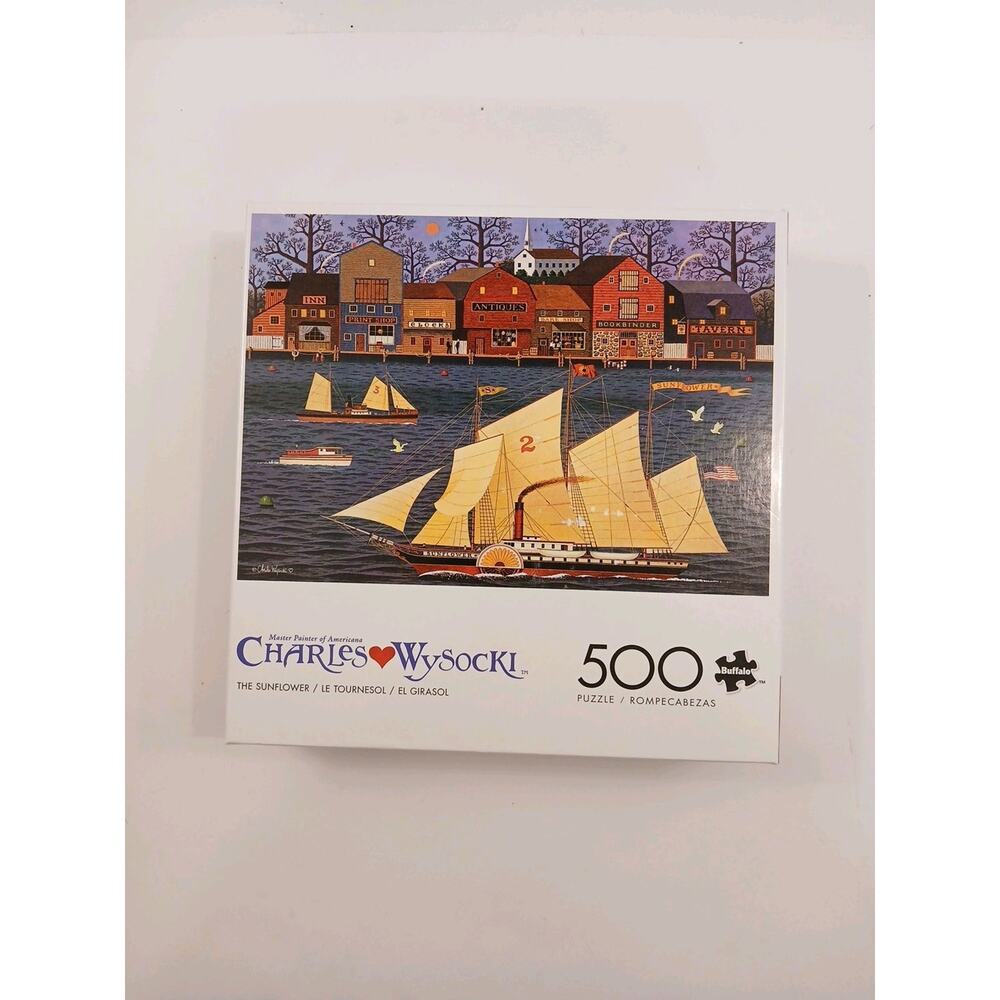The Sunflower By Matter Painter Of America Charles Wysocki 500- 1 Inch Pieces